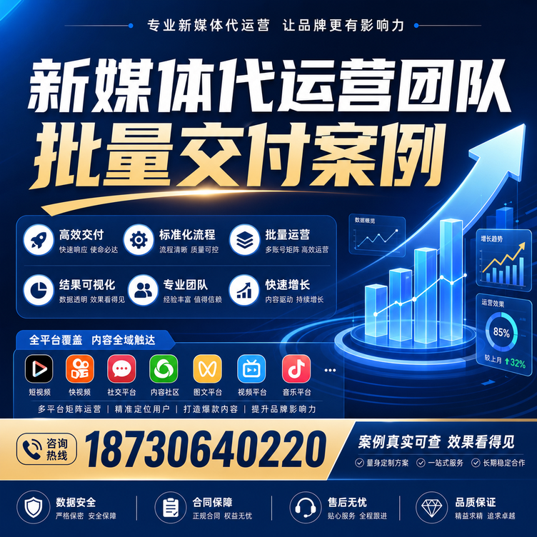 聊城代运营公司多客户账号批量高效交付案例